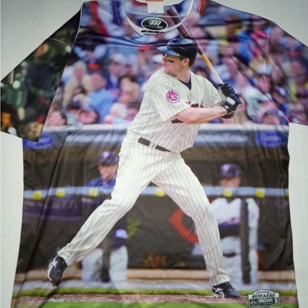 Men's Graphic Baseball Tee - Multicolor